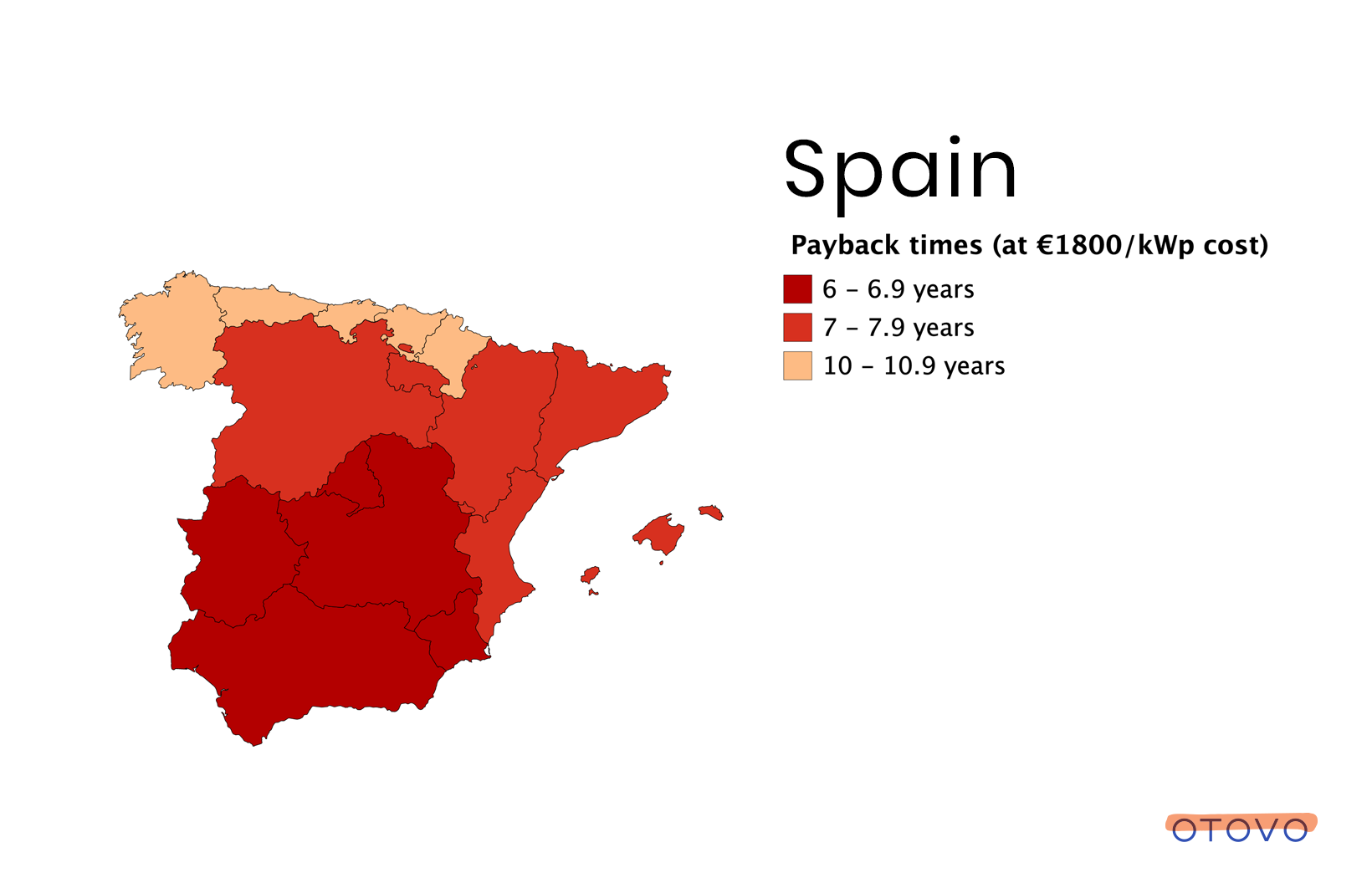 Spain is among the European countries with best meteorological conditions for solar energy.